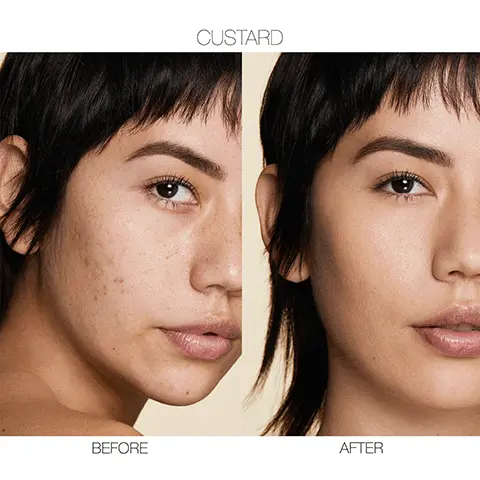 Shade, Before. After. DOUBLE UP ON RADIANCE WITH SHEER GLOW FOUNDATION AND RADIANT CREAMY CONCEALER. Discover the buildable, universally flattering coverage of Sheer Glow Foundation and the iconic, multi-purpose Radiant Creamy Concealer. LIGHT 0, SIBERIA, CHANTILLY. LIGHT 1, OSLO, CHANTILLY, LIGHT 2, MONT BLANC, VANILLA. LIGHT 2.5, YUKON, CREME BRULEE. LIGHT 3, GOBI, VANILLA. LIGHT 3.5, SALZBURG, CANNELLE. LIGHT 4, DEAUVILLE, CANNELLE. LIGHT 4.5, VIENNA, CUSTARD. LIGHT 5, FIJI, MARRON GLACE. MEDIUM 1, PUNJAB, CAFE CON LECHE. MEDIUM 1.2, PATAGONIA, CUSTARD. MEDIUM 1.5, VALLAURS, HONEY. MEDIUM 2, SAHEL, GINGER. MEDIUM 3, STROMBOU, CAFE CON LECHE. MEDIUM 3.5, VANUATU, GINGER. MEDIUM 4, BARCELONA, GINGER. MEDIUM 5, VALENCIA, TIRAMISU. MEDIUM 6, ARUBA, SUCRE DORGE. MEDIUM/DARK, SYRACUSE, CARAMEL. MEDIUM DARK 2, TAHOE, CARAMEL. MEDIUM DARK 2.3, MOOREA, CARAMEL. MEDIUM DARK 2.6, HUAHINE, CHESTNUT. MEDIUM DARK 3, CADIZ, CARAMEL. MEDIUM DARK 3.3 CARACAS, AMANDE. MEDIUM DARK 3.6, BELEM, AMANDE. MEDIUM DARK 4, MACAO, AMANDE. MEDIUM DARK 5, MARQUISES, HAZELNUT. DARK 1, MANAUS, CAFE. DARK 2, NEW CALEDONA, CACAO. DARK 3, IGUAOU, CACAO. DARK 4, NAMIBIA, CACAO. DARK 5, ZAMBIE, DARK COFFE. DARK 6, MAU, DARK COFFEE.