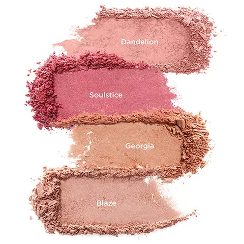 Palette swatches. Hand model swatches.