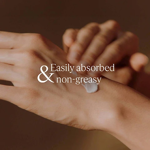 Image 1 - A close-up of a hand applying a cream to the wrist, with the text Easily absorbed & non-greasy overlaid on the image.
Image 2 - A metal tube of hand cream sits on a round wooden surface, with text reading 95% Recycled Aluminium Packaging and a logo featuring a globe and the words Reducing Waste.
Image 3 - A hand is applying a cream from a tube labeled LOccitane, with the text Provides 8 hrs of intense hydration visible above the hand.
Image 4 - A close-up image of shea nuts with text that reads Organic Shea Butter nourishes, smooths & soothes the skin thanks to its naturally high concentration of vitamins and fatty acids.