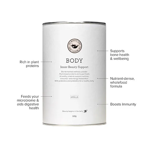 Rich in plant proteins, Supports bone health & wellbeing Nutrient-dense, wholefood formula, Feeds your microbiome & aids digestive health, Boosts Immunity