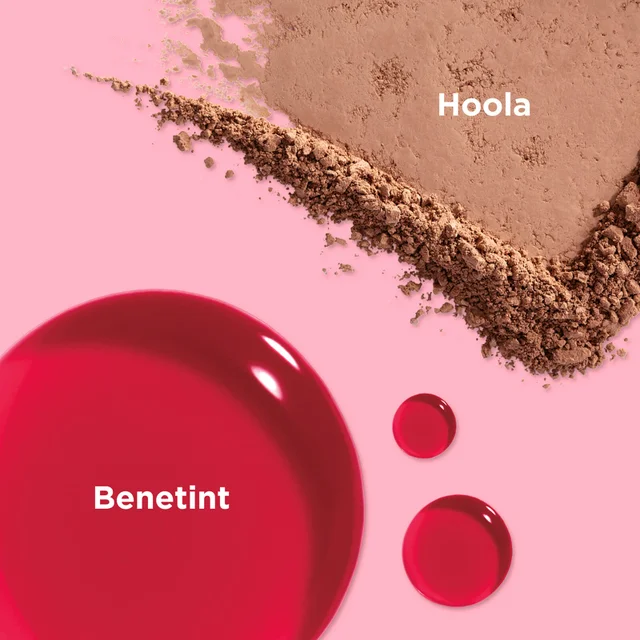 Matte Bronzer and Lip and Cheek Tint Duo swatches