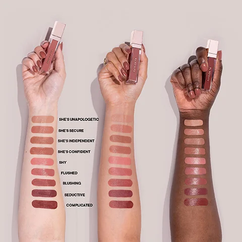 SHE'S UNAPOLOGETIC SHE'S SECURE SHE'S INDEPENDENT SHE'S CONFIDENT SHY FLUSHED BLUSHING SEDUCTIVE COMPLICATED