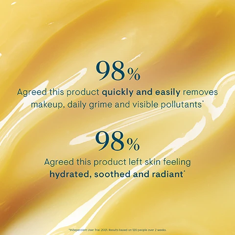 Image 1, a trio of nourishing and makeup melting plant oils. image 2, leave on for 10 minutes as a glow boosting mask