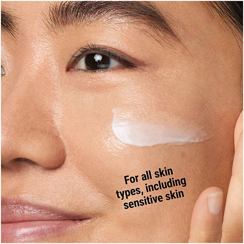 Image 1, for all skin types, including sensitive skin. image 2, fast absorbing ultra lightweight texture. image 3, glycerin helps to soften skin. squalane helps to restore moisture.