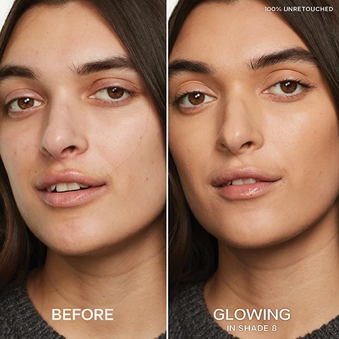image 1, before and glowing. 100% unretouched. image 2, 25 shades of medium multi-tasking coverage. swatches on 3 different skin tones. image 3, slip tint radiant all over concealer. effortless, undetectable and multitasking for instant skin confidence. hyperpigmentation, redness, under eye circles, acne and texture. image 4, supercharged ingredient stack powered by saie science. soothes and conditions niacinamide. hydrates hyaluronic acid and glycerin. brighens rice bran peptides. image 5, instant skin confidence - undetectable medium coverage. effortless natural radiant finish. multi tasking. fragrance free, safe for sensitive skin, non comedogenic, non acnegenic. image 6, slip tint concealer and the double brush = BFFs for skin confidence. precise application, all over application. image 7, hydrabea vs slip tint concealer. slip tint radiant all over concealer. coverage = 25 medium coverage shades. finish = natural radiant. best for = all over application and spot concealing. benefit = multi tasking, undetectable, cake free. hydrabeam hydrating and concealing under eye brightener, coverage = 14 sheer shades. finish = dewy. best for = brightening the under eye. benefit = brightening, hydrating and plumping. image 8, your saie glow stack. 1 = glowy super gel in 2 shades. 2 = slip tint tinted moisturiser in 14 light shades. 3 = slip tint radiant all over concealer in 25 shades. image 9, how to recycle your slip tint concealer. use it all up and then. clean out your slip tint concealer vial and cap. toss in home recycling, slip tint concealer is made of 50% PCR. trim or pull off the rod and applicator, recycle via pact collective. toss paper carton in your home recycling bin. recycle components under two inches vis pact collective or participating sephora stores. image 10, very light to light. 1 = very light with neutral undertones. 2 = very light with peach undertones. 3 = very light with cool undertones. 4 = light with warm undertones. 5 = light with peach undertones. image 11, very light to light shade finder of the glowy super skin, slip tint and slip tint concealer. image 12, light to medium, 6 = light with neutral undertones. 7 = light/medium with golden undertones. 8 = light/medium with warm undertones. 9 = light/medium with neutral undertones. 10 = medium with neutral undertones. image 13, light to medium shade finder of the glowy super skin, slip tint and slip tint concealer. image 14, medium to tan, 11 = medium with golden undertones. 12 = medium with warm undertones. 13 = medium to medium/tan with neutral undertones. 14 = medium to medium/tan with golden undertones. 15 = medium to medium/tan with olive undertones. image 15, medium to tan shade finder of the glowy super skin, slip tint and slip tint concealer. image 16, tan to deep. 16 = medium/tan with golden undertones. 17 = medium/tan with peach undertones. 18 = medium/tan to deep with olive undertones. 19 = deep with neutral undertones. 20 = deep with cool undertones. image 17, tan to deep shade finder of the glowy super skin, slip tint and slip tint concealer. image 18, deep to rich 21 = deep with warm undertones. 22 = rich with cool undertones. 23 = rich with warm undertones. 24 = rich with neutral undertones. 25 = rich with cool undertones. image 19, deep to rich shade finder of the glowy super skin, slip tint and slip tint concealer.