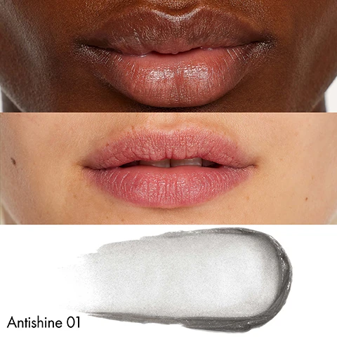 Antishine 01. Before and after Antishine 01.