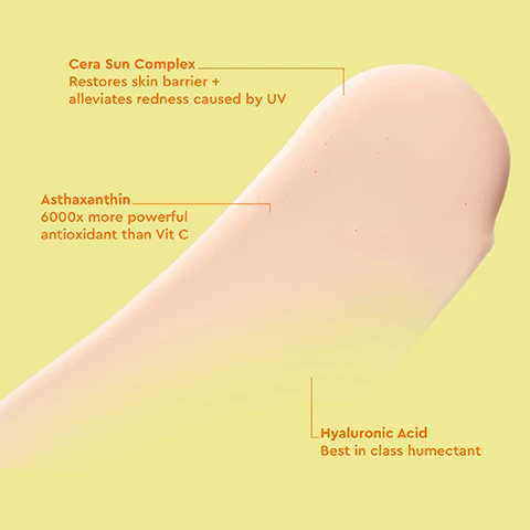 Image 1 - A smooth, peach-colored cream is smeared on a light yellow background, with labels indicating key ingredients: Cera Sun Complex, Astaxanthin, and Hyaluronic Acid, along with their descriptions.
Image 2 - Image features several beige round shapes against a light green background, with a central text box listing benefits: No pilling, No greasiness, No whitecast, Antioxidant + brightening benefits.
Image 3 - A collection of sunscreen bottles with a prominent label reading BYOMA, featuring descriptions of the products benefits, including “CLINICALLY PROVEN TO Provide instant moisturization of up to 71% Protect + maintain skin barrier” along with SPF 50 and SPF 30.
Image 4 - A hand is applying a light cream from a tube while a yellow background lists the steps of a skincare routine: STEP 1 CLEANSE, STEP 2 TONE/MIST, STEP 3 TREAT, STEP 4 MOISTURIZE, and STEP 5 PROTECT ULTRALIGHT FACE FLUID SPF 50.
Image 5 - A close-up of a young woman applying cream to her cheek, with text that reads BYOMA, DERMATOLOGIST TESTED + APPROVED, VEGAN + CRUELTY FREE, FRAGRANCE FREE.
Image 6 - A close-up image of a beige bottle with a tapered nozzle dispensing a light cream on a pale yellow background, with visible text stating PROTECTS AGAINST UVA UVB FREE RADICALS.