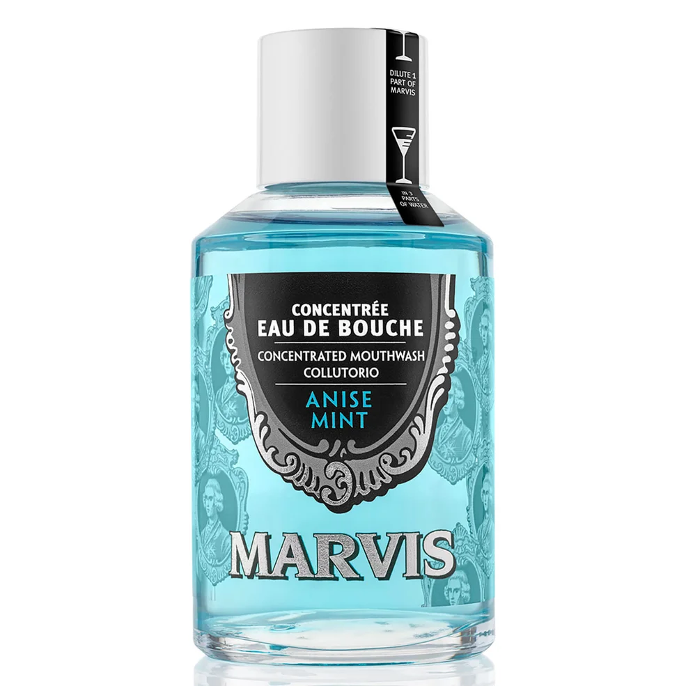 Marvis Concentrated Mouthwash Aniseed Mint 120ml Image 1