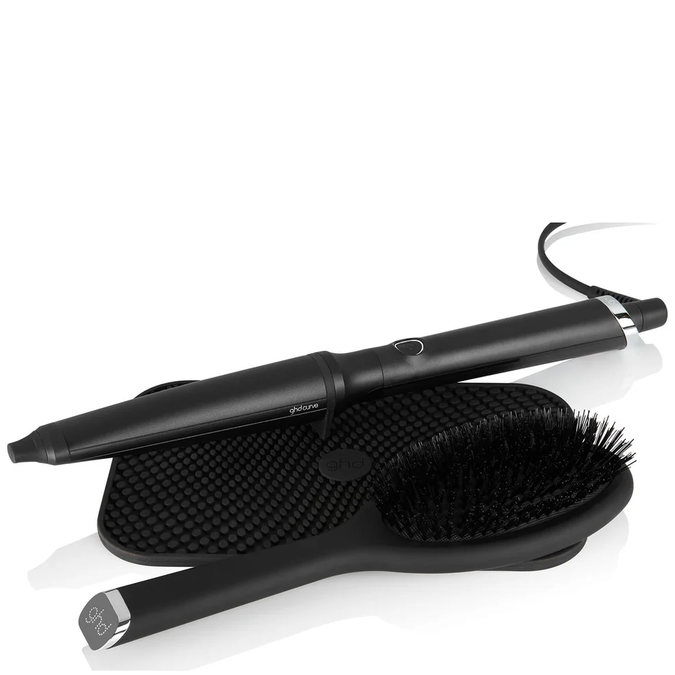 ghd Creative Curl Wand and Oval Dressing Brush Gift Set Image 1
