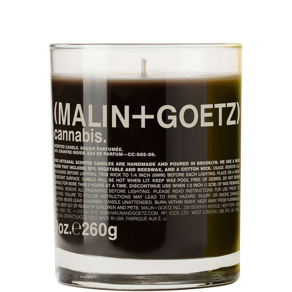 Malin + Goetz Cannabis Scented Candle 260g Image 1