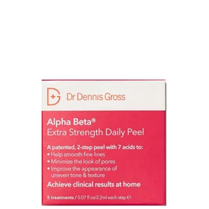 Dr Dennis Gross Skincare Alpha Beta Extra Strength Daily Peel (Pack of 5) - Option 5 Treatments