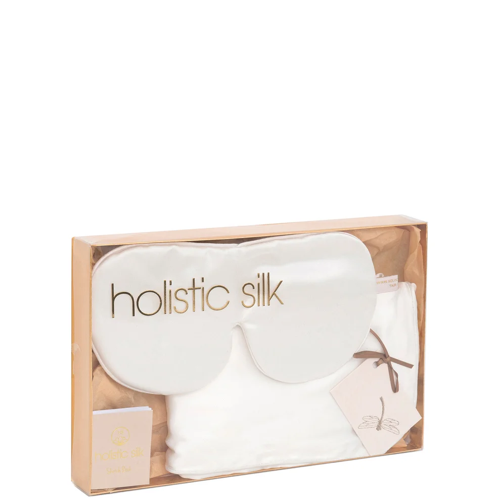 Holistic Silk Anti-Ageing Rejuvenating Sleep Set - White Image 1