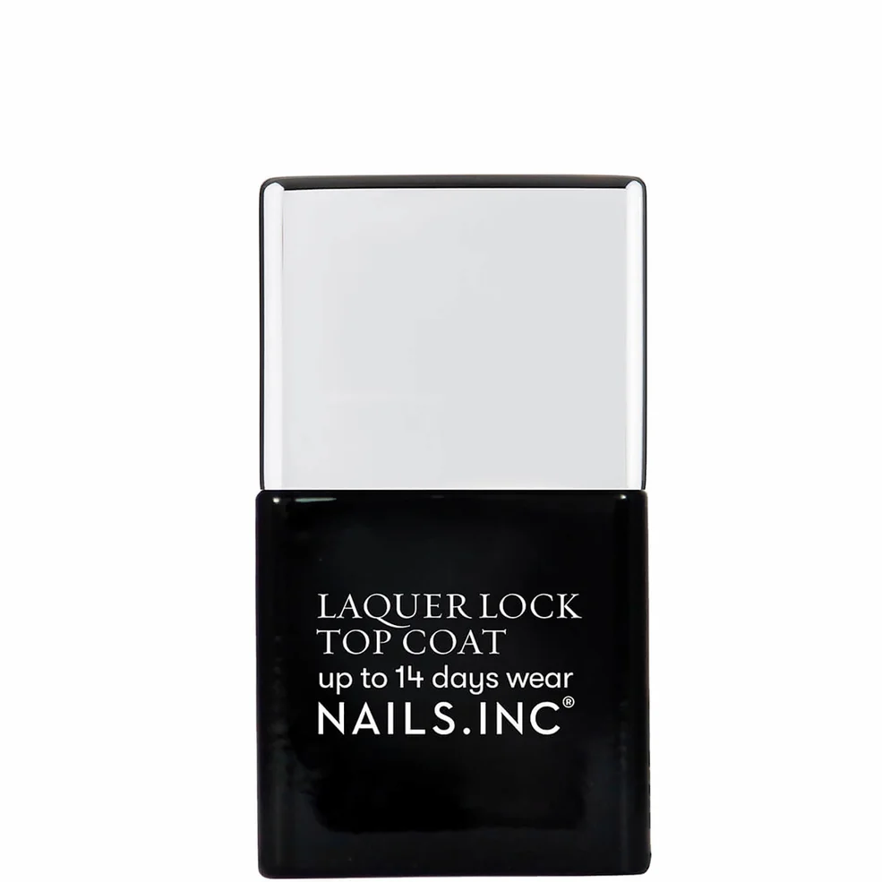 nails inc. Lacquer Lock Top Coat 14ml Image 1