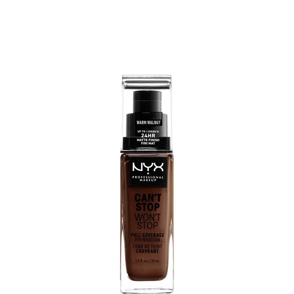 NYX Professional Makeup Can't Stop Won't Stop 24 Hour Foundation (Various Shades) Image 1
