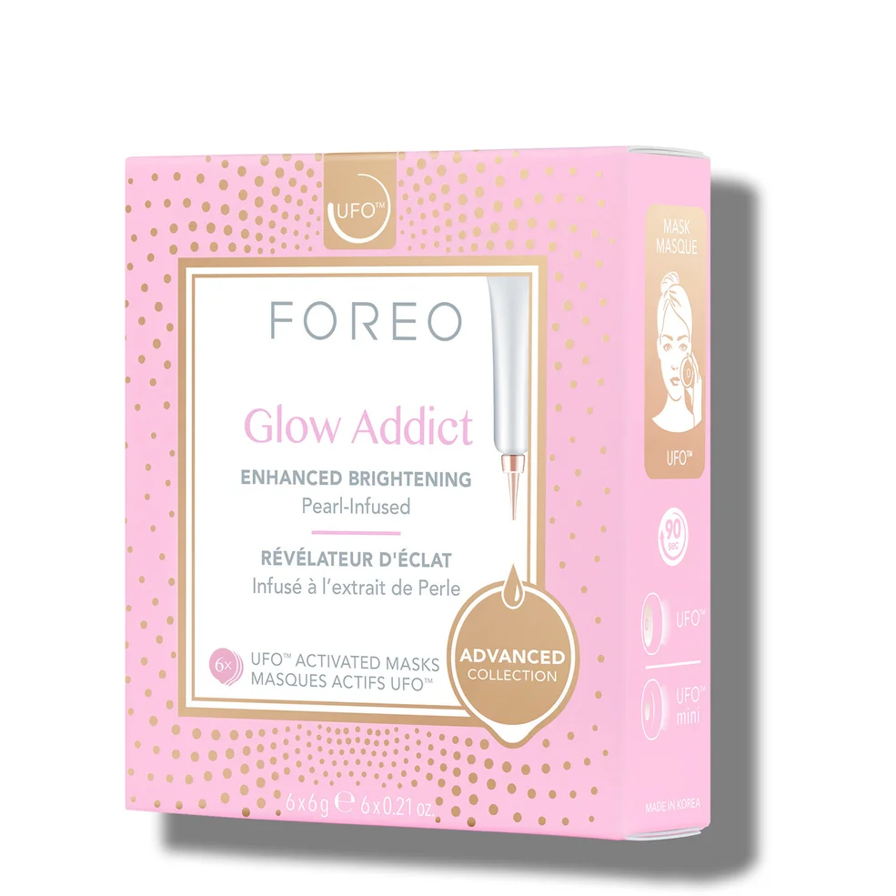 FOREO Glow Addict UFO/UFO Mini Brightening Face Mask (6 Pack) Image 1