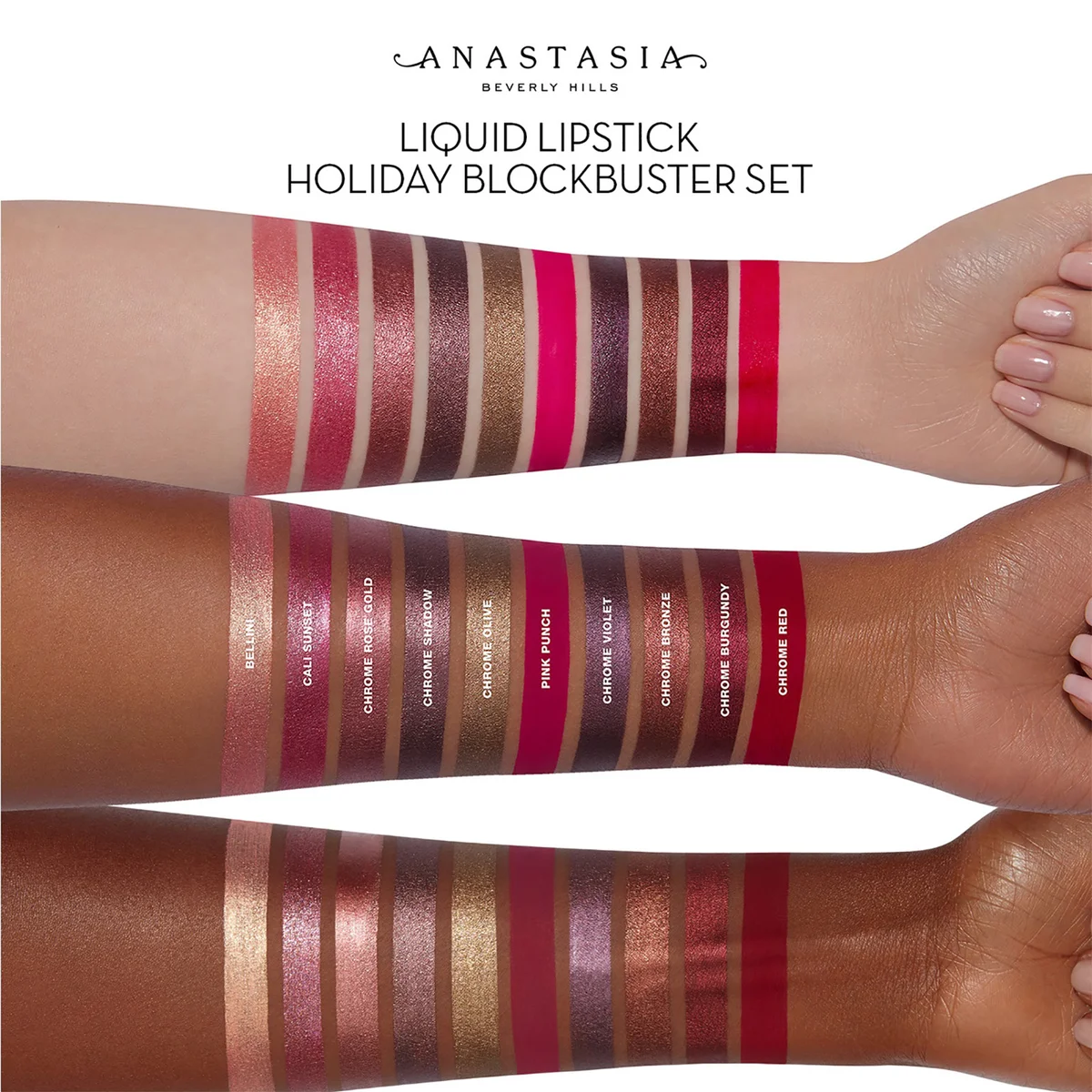 Anastasia Beverly Hills Liquid Lipstick - 10 Piece Holiday Set Image 4