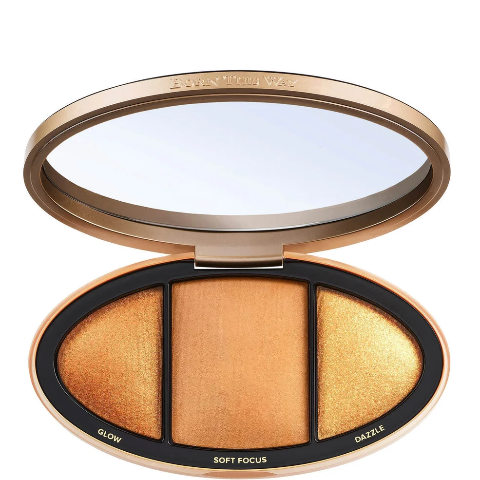 Too Faced Born This Way Turn Up the Light Skin-Centric Highlighting Palette - Deep to Rich Image 1