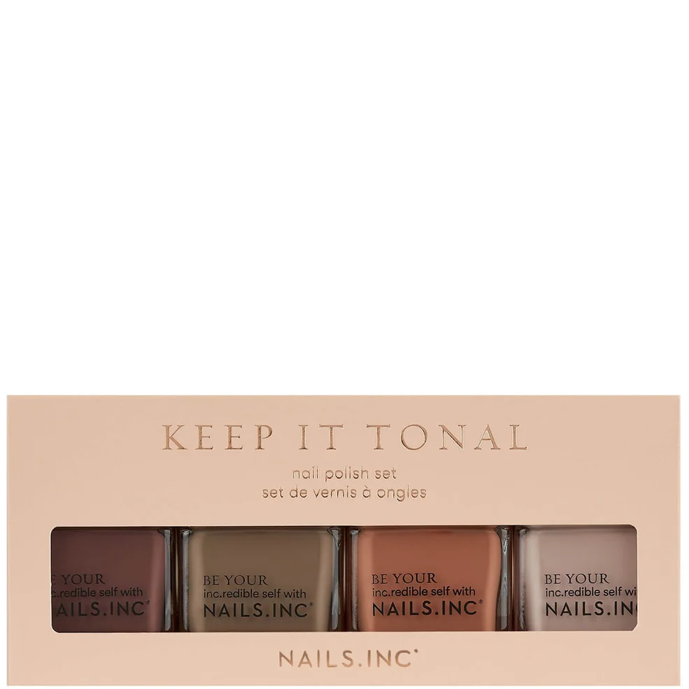 nails inc. Keep it Tonal Nail Polish Set 4 x 14ml Image 1