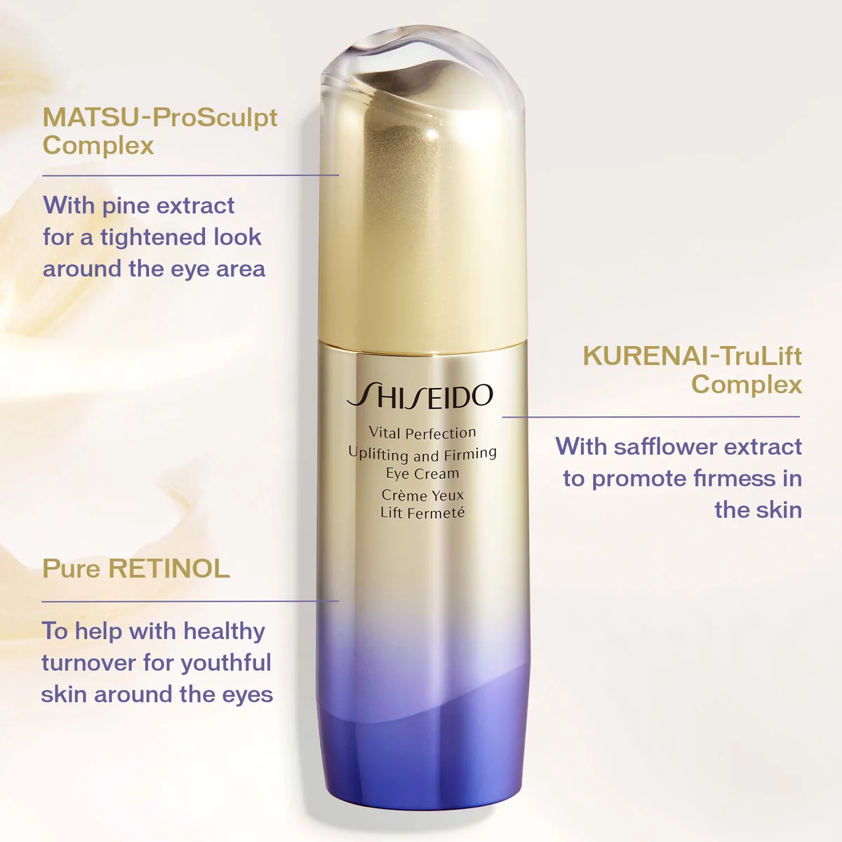 Shiseido Vital Perfection Uplifting and Firming Eye Cream 15ml Image 4