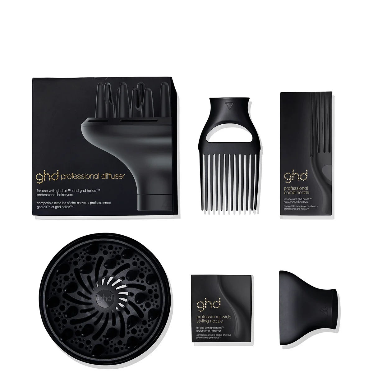ghd Helios Hair Dryer Wide Styling Nozzle - Main Image