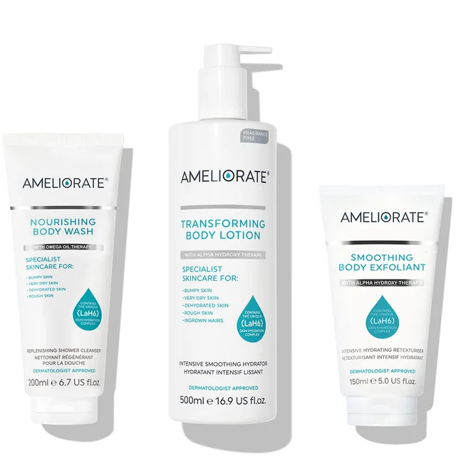 AMELIORATE Smooth Skin Supersize Bundle (Fragrance Free) (New Packaging)