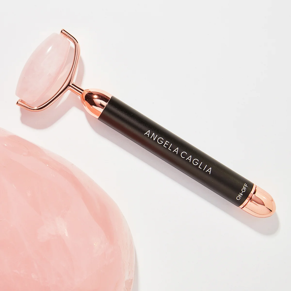 Angela Caglia Skincare Rose Quartz Sculpting Roller 1 piece | Cult Beauty Angela Caglia Skincare Rose Quartz Sculpting Roller 1 piece | Cult Beauty