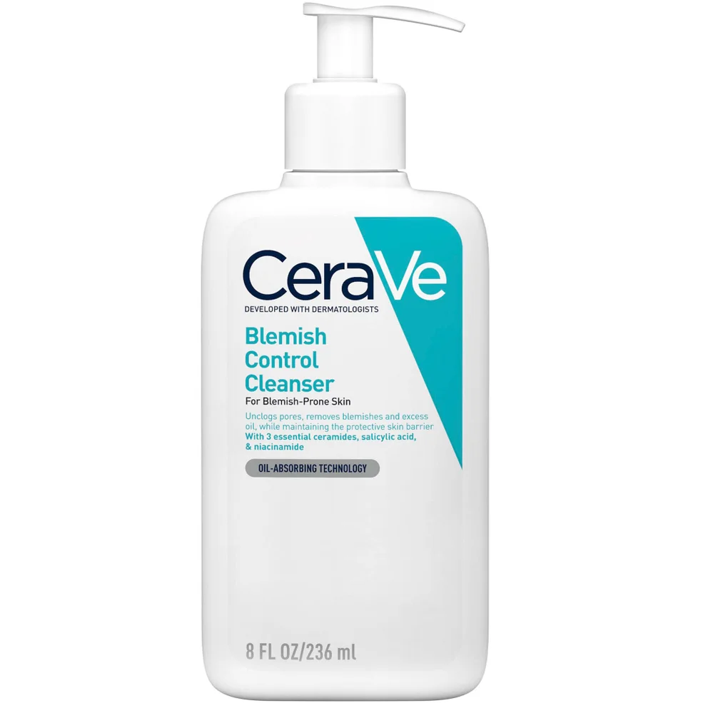 CeraVe Blemish Control Face Cleanser with 2% Salicylic Acid & Niacinamide for Blemish-Prone Skin 236ml Image 1