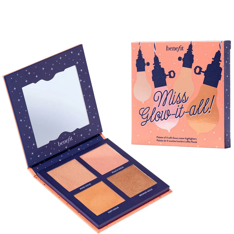 benefit Miss Glow it All Cream to Powder Highlighter Palette Exclusive 8g Image 1