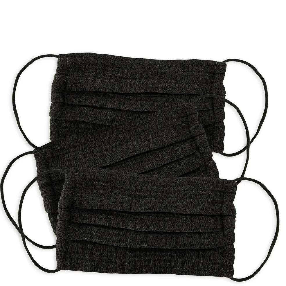 Kitsch Cotton Face Mask 3 Piece Set (Various Colours) Image 1