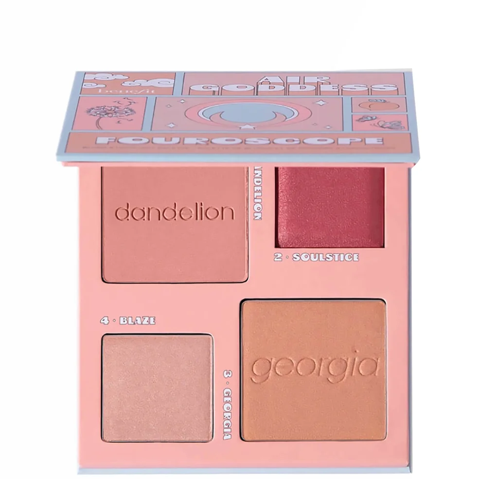 benefit Fouroscope Blusher and Highlighter Palette - Air Goddess Image 1