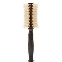 Christophe Robin Pre-Curved Blowdry Hairbrush with Natural Boar-Bristle and Wood - 12 Rows