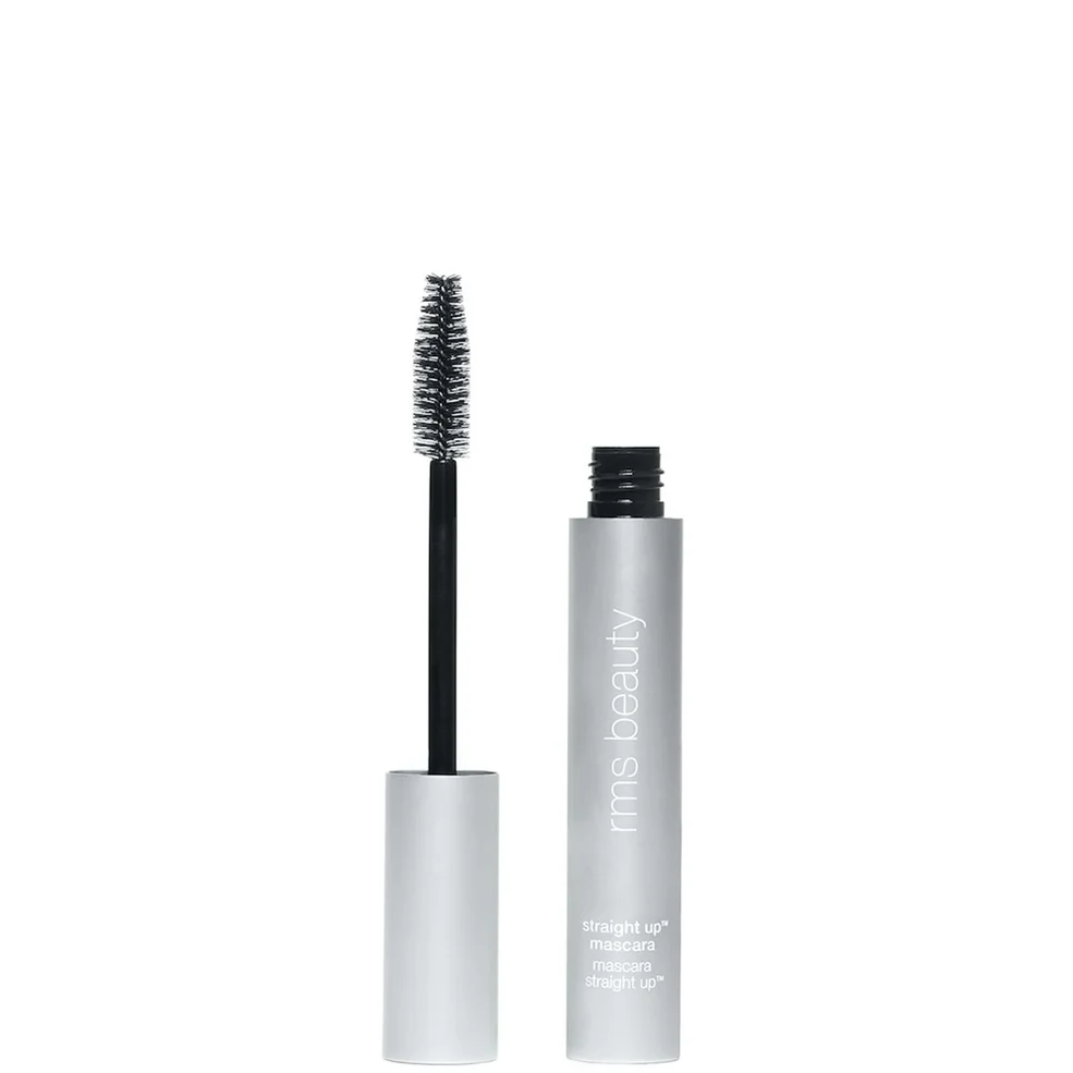RMS Beauty Straight Up Volumizing Peptide Mascara 10ml - HD Black Image 1
