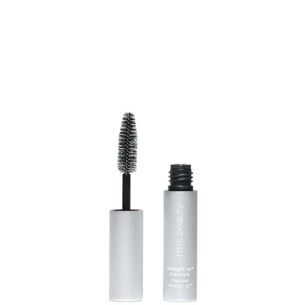 RMS Beauty Straight Up Volumizing Peptide Mascara Travel Size 4.5ml - HD Black Image 1
