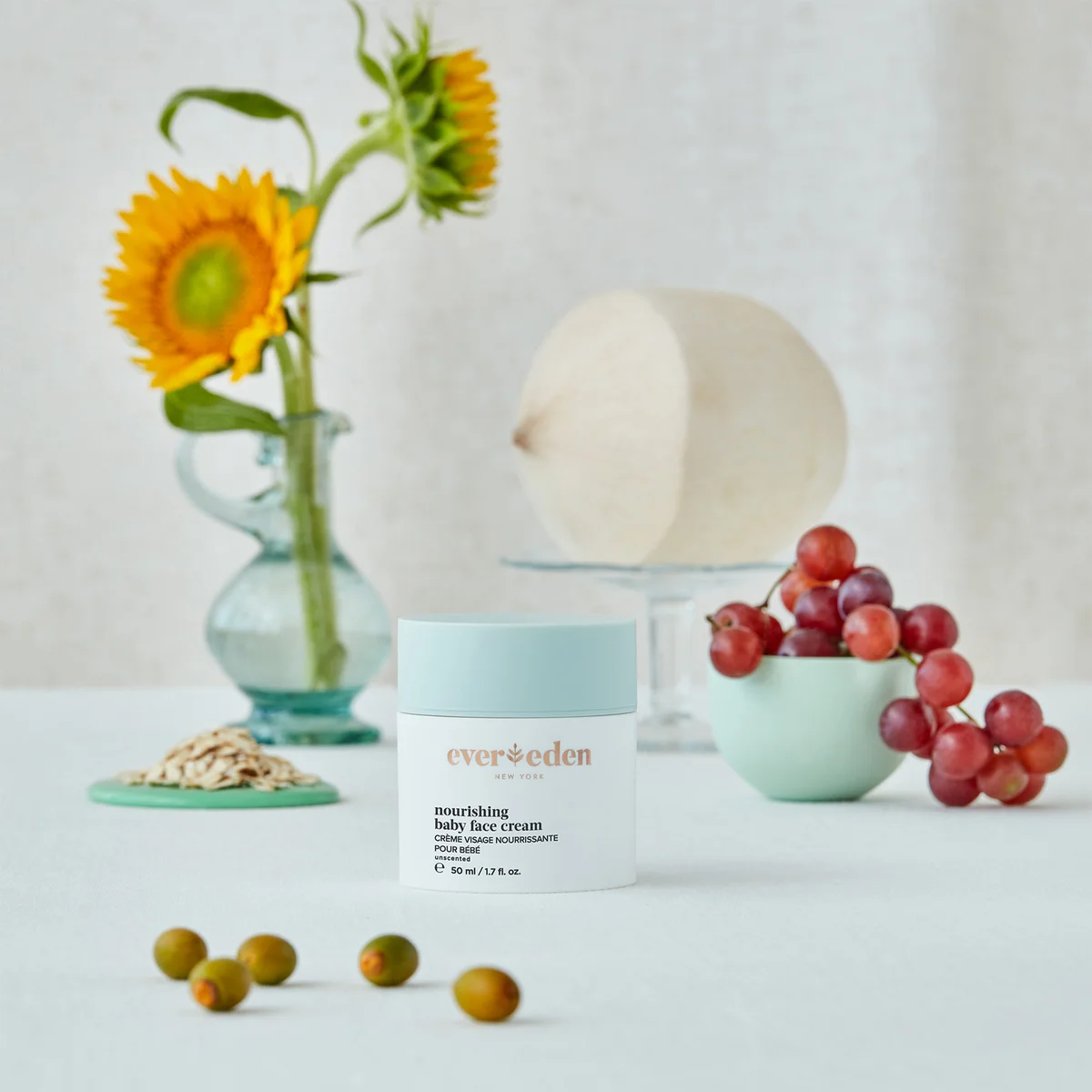 Evereden Nourishing Baby Face Cream Fragrance Free 50ml Cult Beauty