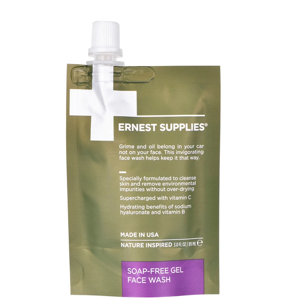 Ernest Supplies Soap-Free Gel Face Wash - Tech Pack Image 1