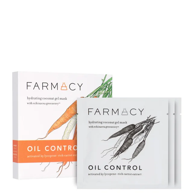 FARMACY Hydrating Coconut Gel Mask - Oil Control (Carrot)