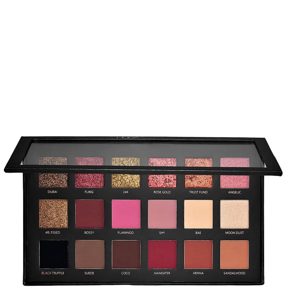 Huda Beauty Textured Shadows Palette - Rose Gold Edition Image 1