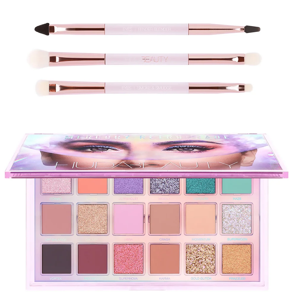 Huda Beauty Mercury Retrograde Four Piece Press Kit Image 1