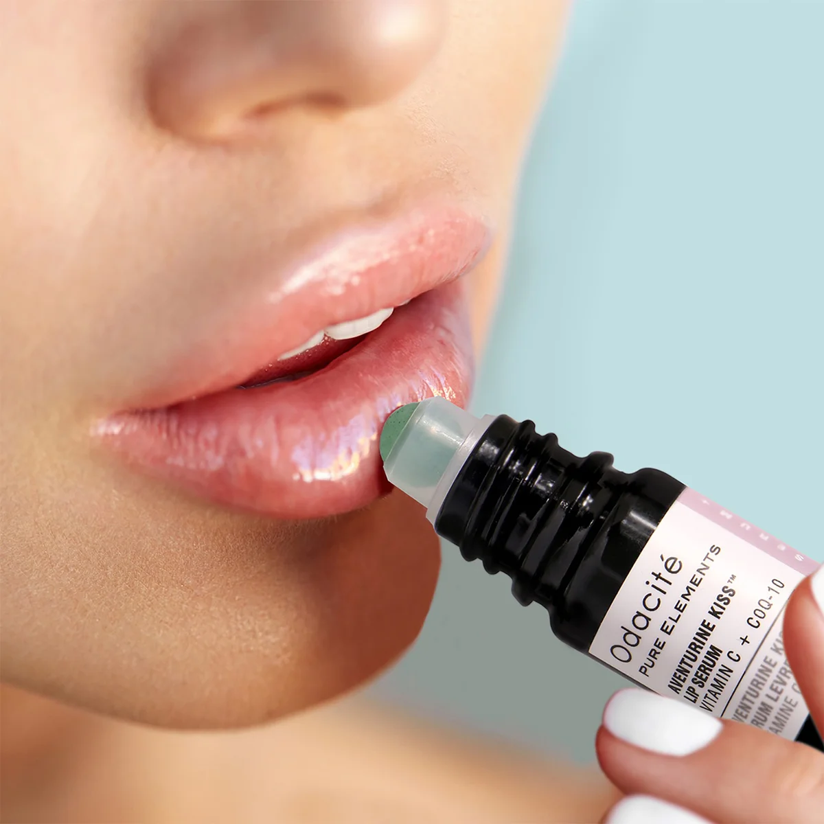 lip serum with vitamin c Odacité Aventurine Kiss Lip Serum (Vitamin C + COQ-10)