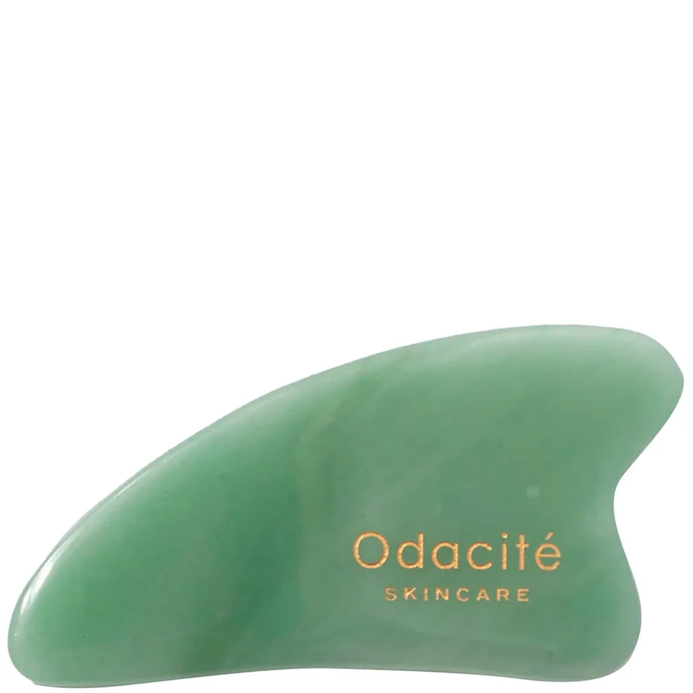 Odacité Crystal Contour Gua Sha - Green Aventurine Image 1