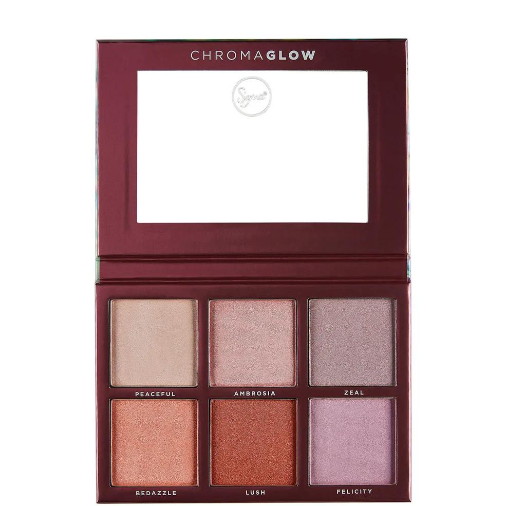 Sigma Beauty Chroma Glow Shimmer + Highlight Palette Image 1