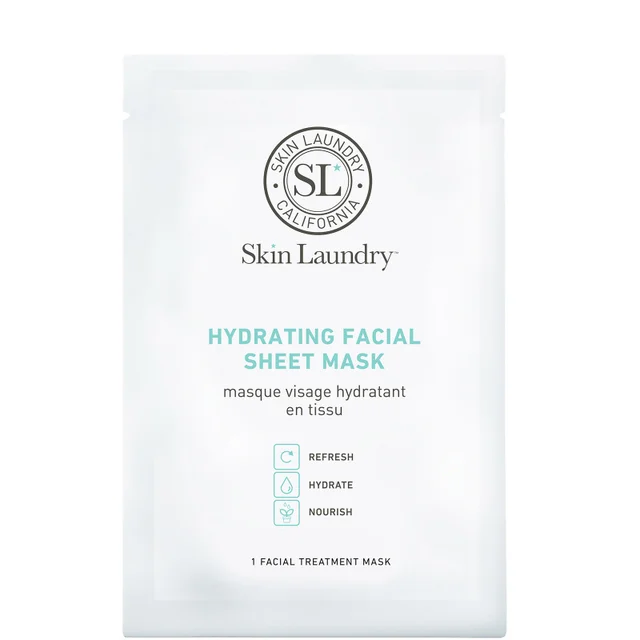 Skin Laundry Hydrating Radiance Facial Treatment Mask (Pack of 8)