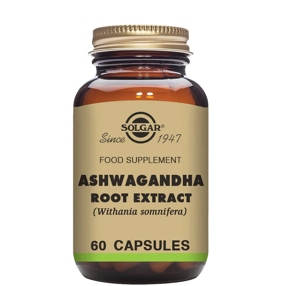 Solgar Ashwagandha Root Extract Vegetable Capsules Image 1