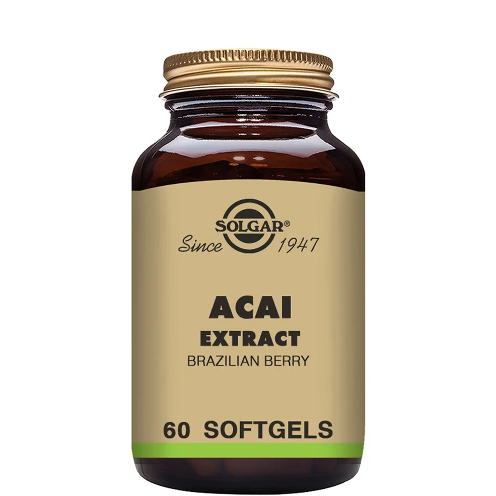 Solgar Acai Extract Softgels Image 1