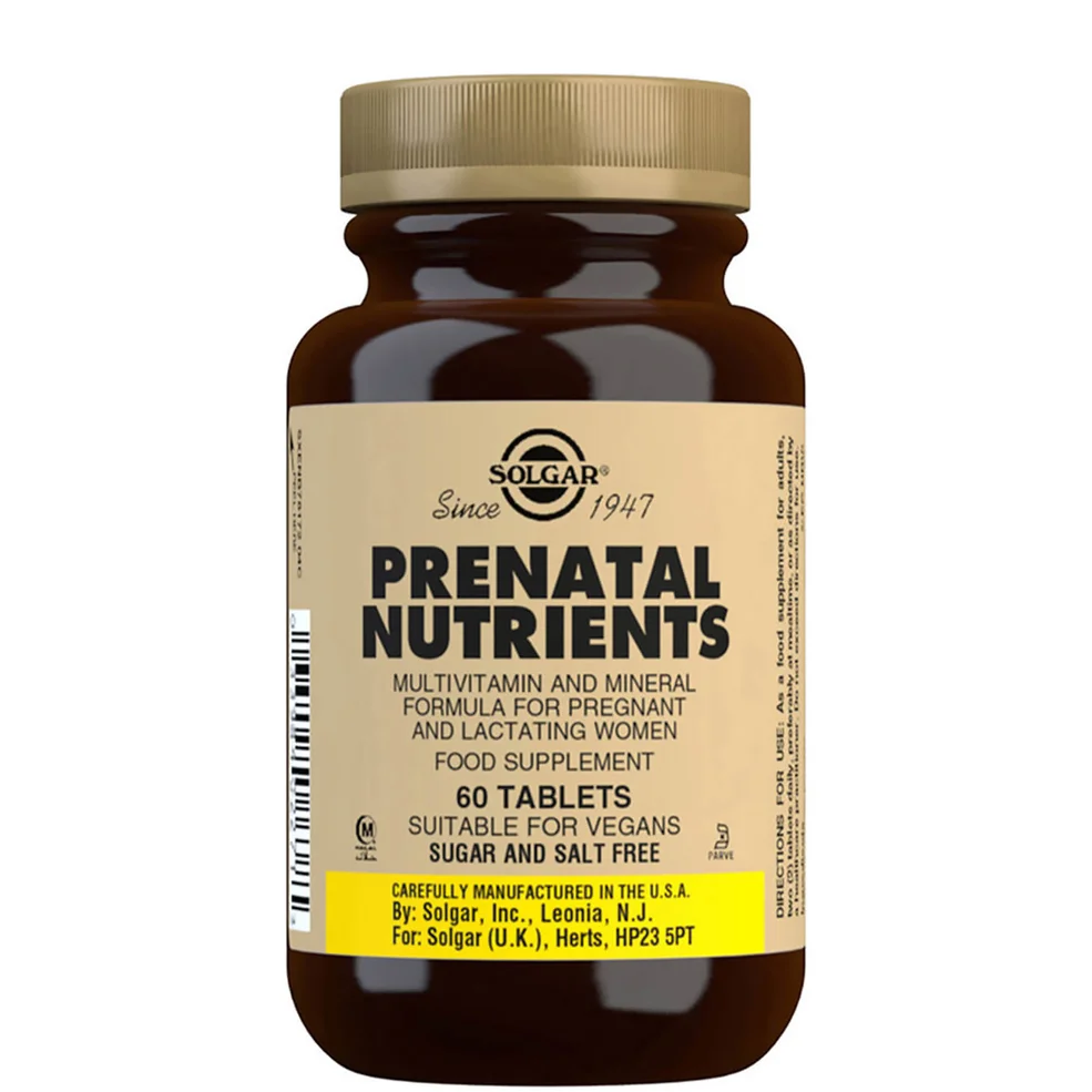 Solgar Prenatal Nutrients Image 1