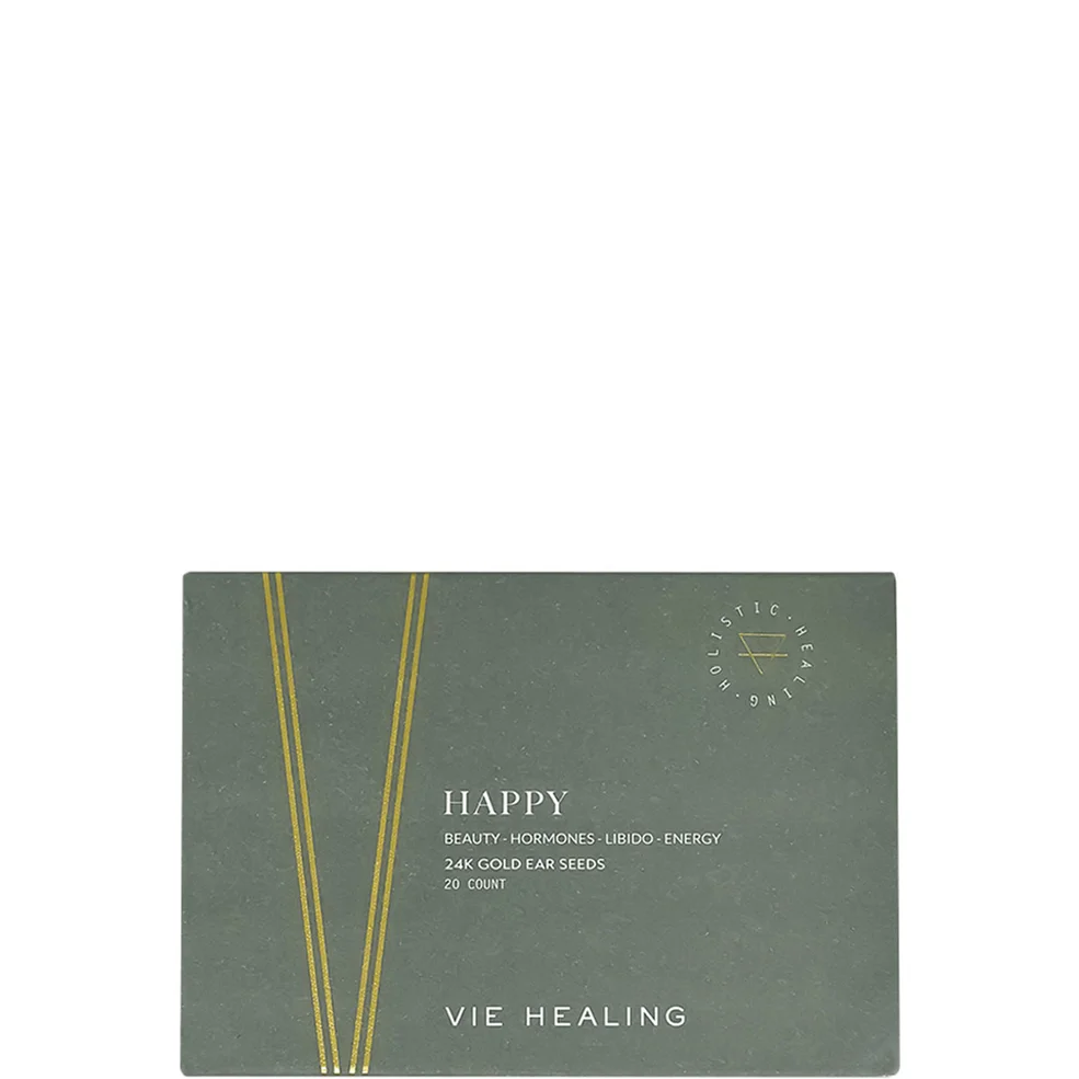 Vie Healing HAPPY 24k Gold Ear Seeds Image 1