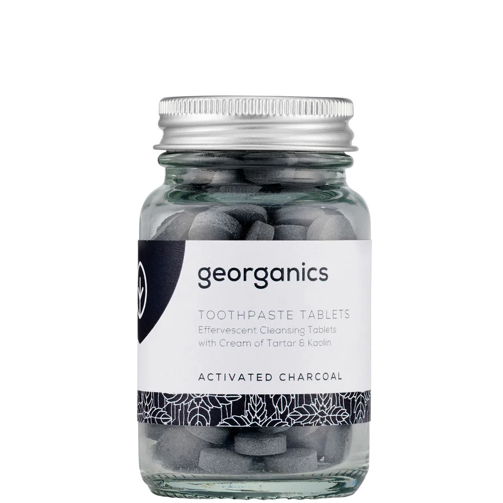 Georganics Toothpaste Tablets Activated Charcoal Image 1