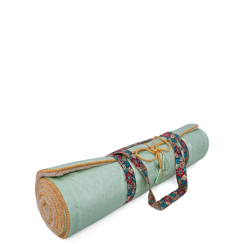 Holistic Silk Yoga Rug Mat Image 1