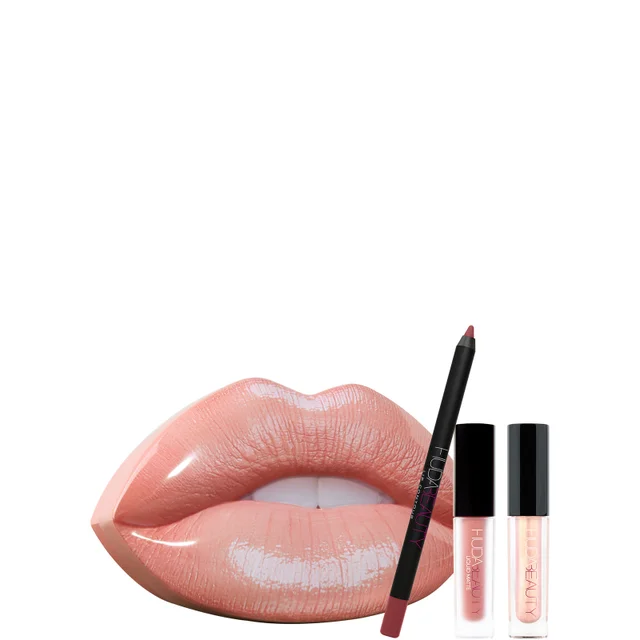 Huda Beauty Contour and Strobe Lip Set