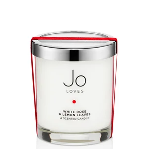 Jo Loves A Home Candle – White Rose & Lemon Leaves - undefined undefined